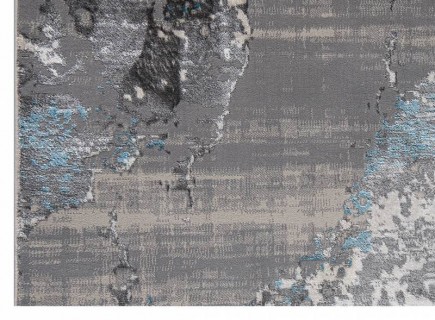 Ковер Элиза (ELIZA)  дизайн 38637A BLUE FLS / GREY FLS, форма прямоугольник — фото 4