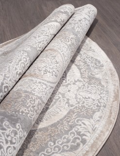 Ковер круглый Армина (ARMINA)  дизайн 03880C GREY / BROWN, форма круг — фото 4