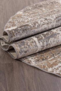 Ковер овальный Торнадо (TORNADO)  дизайн F052 BEIGE, форма овал — фото 4