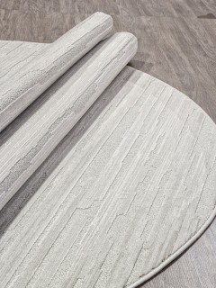 Ковер овальный Диос (DIOS)  дизайн F441 GRAY, форма овал — фото 4