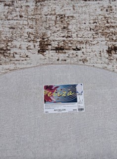 Ковер овальный Элиза (ELIZA)  дизайн 38554A BROWN FLS / CREAM FL, форма овал — фото 4