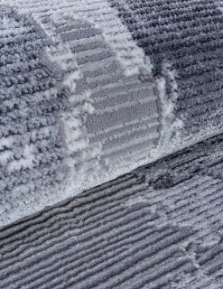 Ковер круглый Армина (ARMINA)  дизайн 03758A GREY / GREY, форма круг — фото 4