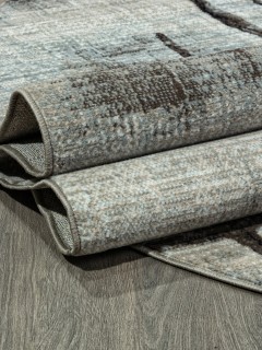 Ковер овальный Сиерра (SIERRA)  дизайн D717 BEIGE-BLUE, форма овал — фото 4