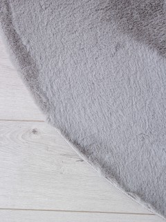Ковер круглый Раббит люкс (RABBIT LUXE)  дизайн PX2001 SILVER, форма круг — фото 4
