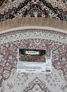 Ковер круглый Бамбу (BAMBU)  дизайн 20058A RED / RED, форма круг — фото 4
