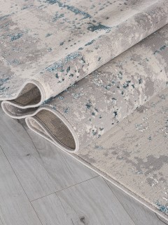 Ковер Лиман (LIMAN)  дизайн F169 CREAM-D.BLUE, форма прямоугольник — фото 4