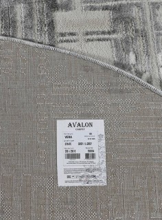 Ковер овальный Вера (VERA)  дизайн 37847C GREY / L.GREY, форма овал — фото 4