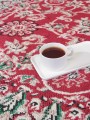 Ковер Дарга (DARGA)  дизайн F672 RED-CREAM, форма прямоугольник — фото 5