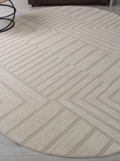 Ковер овальный Диос (DIOS)  дизайн F438 LIGHT BEIGE, форма овал — фото 5