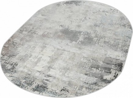 Ковер овальный Амбер (AMBER)  дизайн N0072A GREY / BLUE, форма овал — фото 5