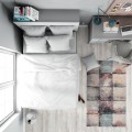 Ковер КАЛИФОРНИЯ  дизайн P535A BEIGE - DARK.POWDER, форма прямоугольник — фото 6