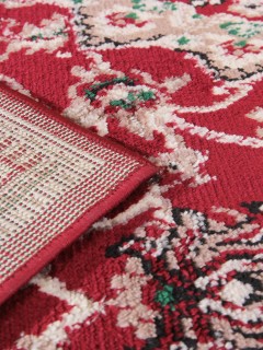 Ковер Дарга (DARGA)  дизайн F672 RED-CREAM, форма прямоугольник — фото 6