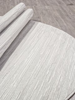 Ковер овальный Диос (DIOS)  дизайн F441 GRAY, форма овал — фото 7
